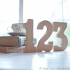 15cm unpainted table numbers